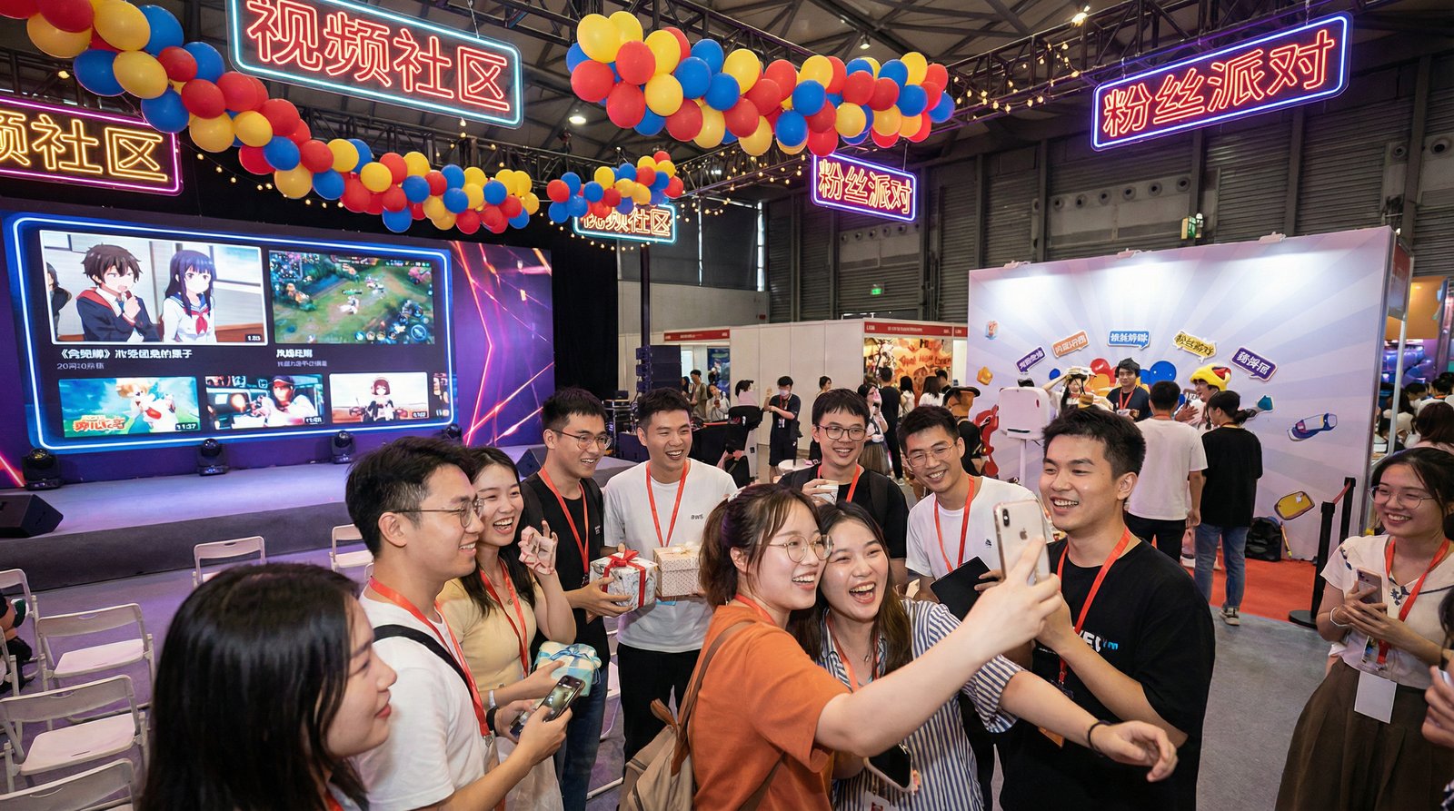 黄色仓库社区活动视频